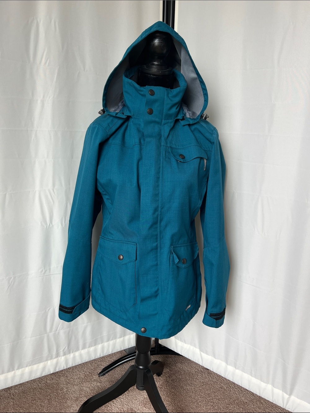 GoLite Teal Hooded Ski Jacket